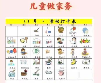 昆明儿童做家务年龄对照表